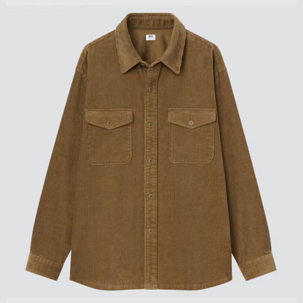Uniqlo Oversized Corduroy Shirt Jacket